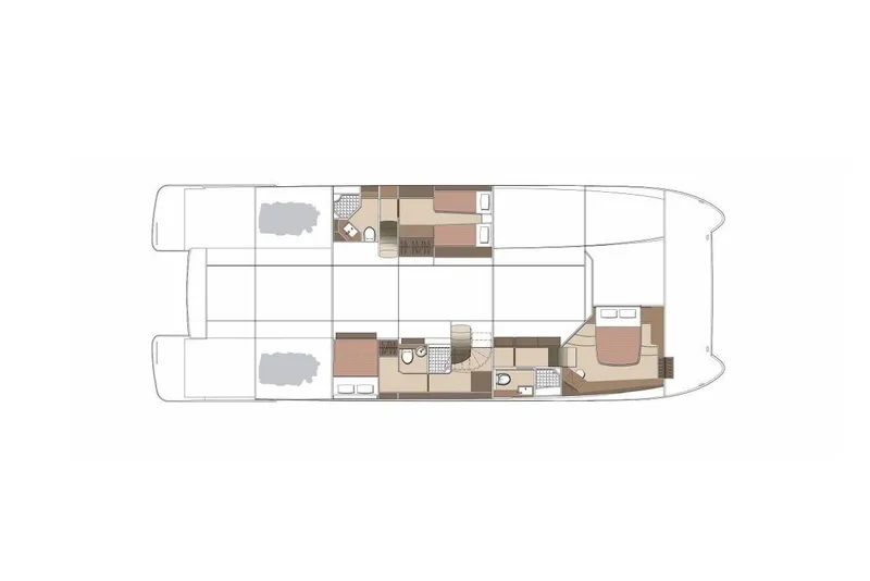 Slide: The Image of Manufacturer Provided Image: 2022 Horizon PC65 yacht floor plan with detailed interior layout. - 109