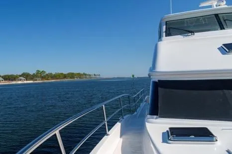 Slide: The Image of Luxury Horizon PC65 yacht cruising on open water, 2022 model. - 6