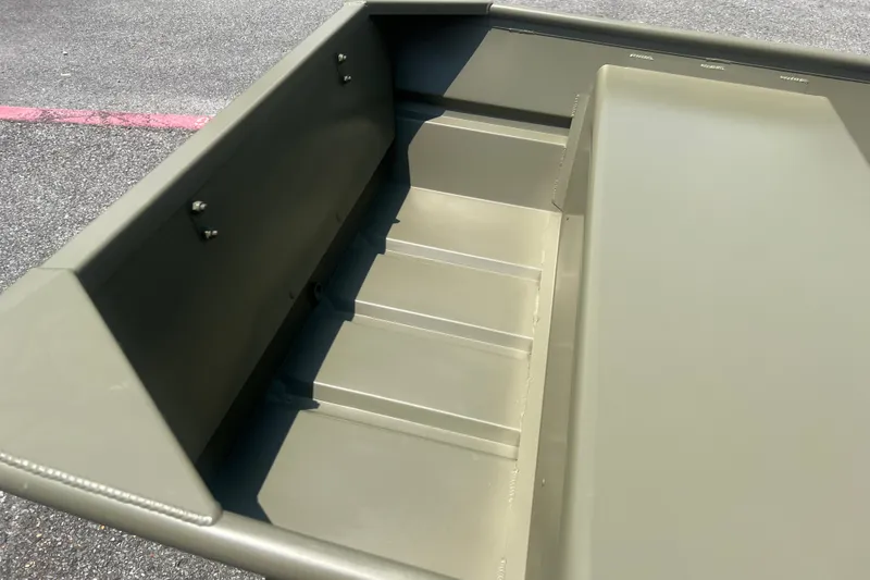 Slide: The Image of 2026 Tracker Grizzly 10 Jon boat interior, showcasing durable, spacious design. - 9