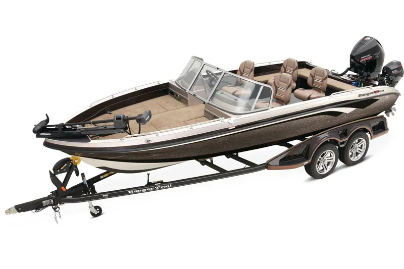 The Image of 2026 Ranger 621FS Cup-Equipped boat on trailer at Tracker Boating Center. - 0