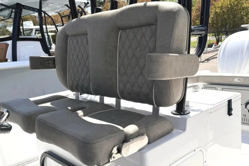 Slide: The Image of 2026 Sea Hunt Gamefish 30 seating area with cushioned seats. - 15