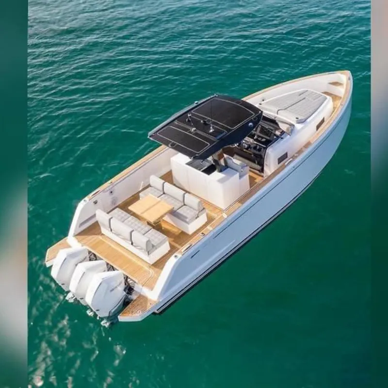 The Image of Aerial view of 2022 Pardo Yachts 38 model on open water. - 0