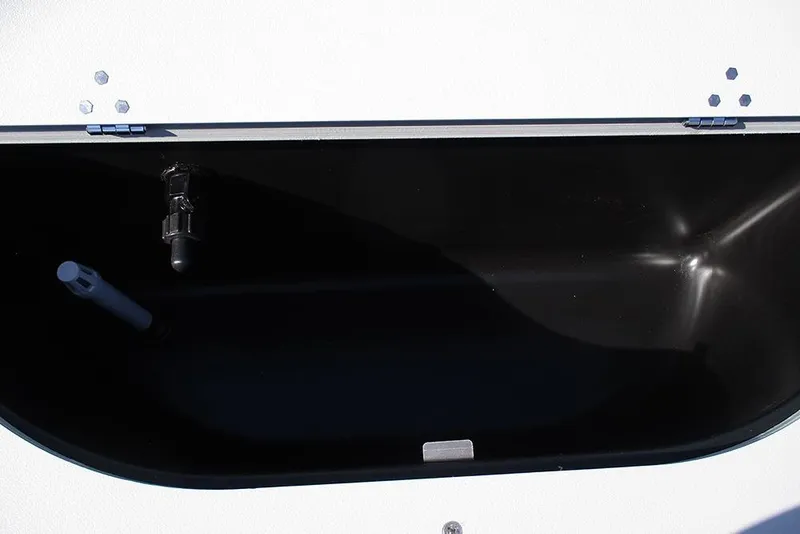 Slide: The Image of Livewell compartment of 2026 Bentley Pontoons Fish 240 N-Cruise boat. - 25