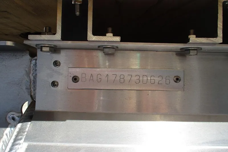 Slide: The Image of Hull identification number on 2026 Bentley Pontoons Fish 240 N-Cruise. - 29