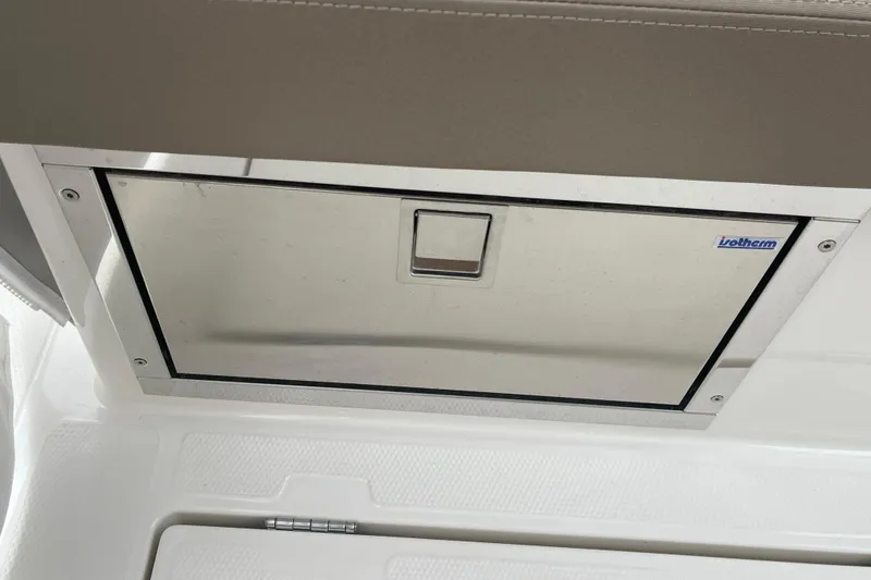 Slide: The Image of Stainless steel compartment on Nimbus Tender 8 boat, 2023 model. - 19