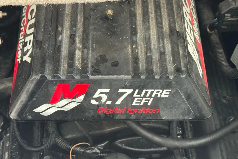 Slide: The Image of Mercury MerCruiser 5.7 Litre EFI engine with digital ignition in 2002 Maxum 2300 Premiere Edition. - 19