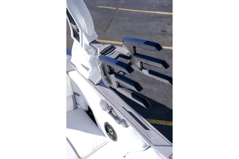 Slide: The Image of 2024 Supra SA 450 boat interior with sleek, modern design and advanced features. - 19