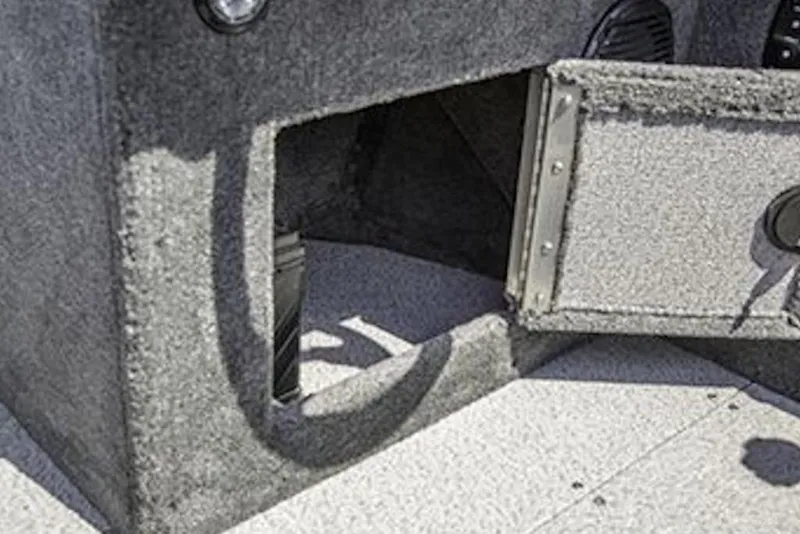 Slide: The Image of Interior storage compartment of 2026 Crestliner 2050 Authority boat. - 7