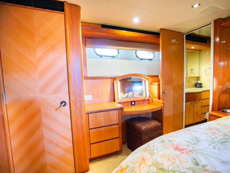 Slide: The Image of Luxurious interior of 2004 Cheoy Lee 68 Motor Yacht. - 25