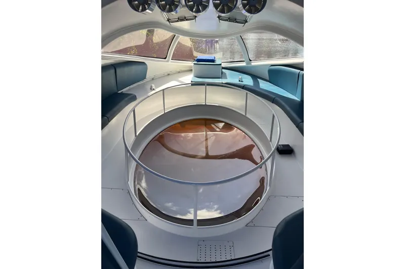 Slide: The Image of Interior of 2020 Paritetboat Looker with glass-bottom viewing area. - 11