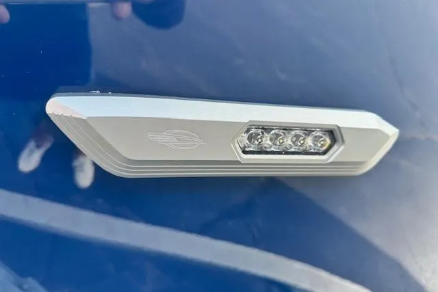 Slide: The Image of LED light detail on 2026 Chaparral 6 SSX boat, featuring sleek design and modern aesthetics. - 10