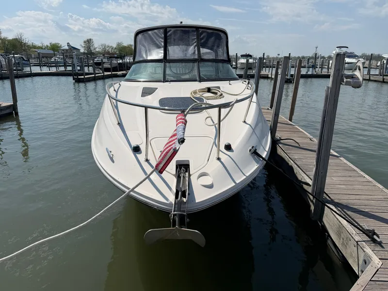 Slide: The Image of 2014 Sea Ray Sundancer 260 docked on a sunny day. - 3