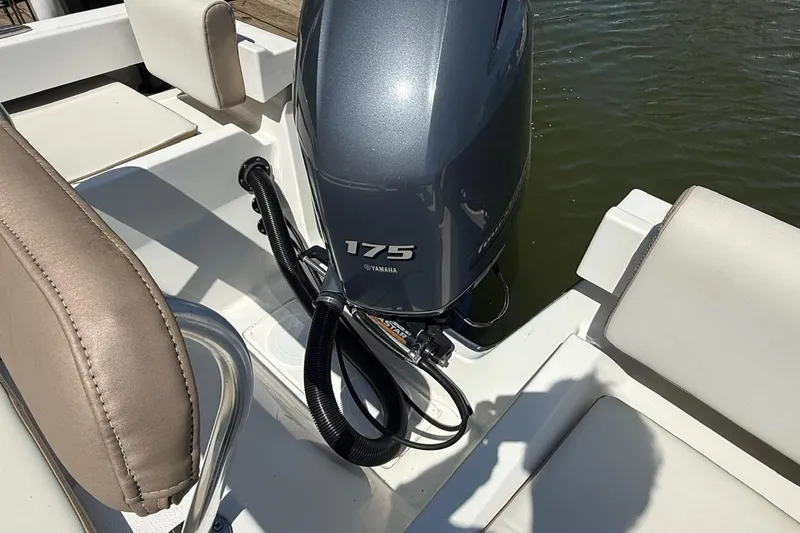 Slide: The Image of Boat with Yamaha 175 outboard motor, Parker 2150 model, 2019. - 7