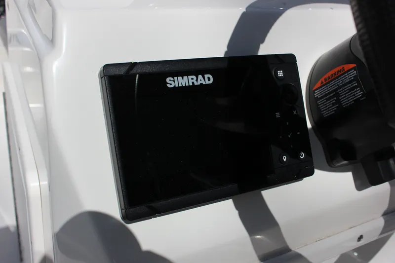 Slide: The Image of Simrad display on NauticStar 203 SC boat, year 2022. - 14