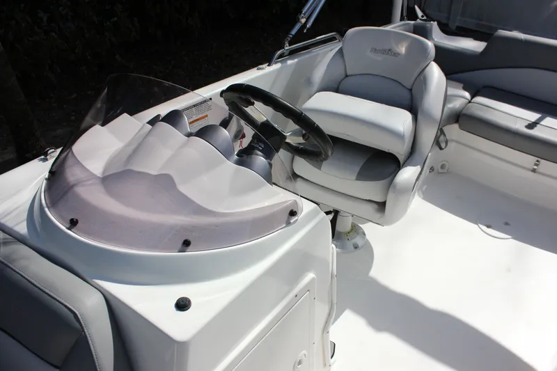 Slide: The Image of Interior of NauticStar 203 SC boat, model year 2022. - 22