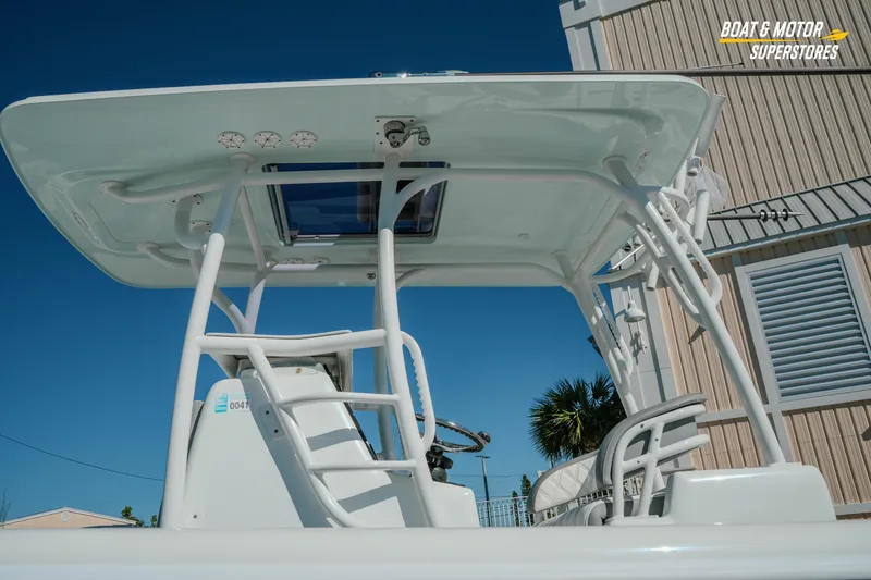 Slide: The Image of 2018 Barker Boatworks 26 Open with T-top, showcased at Boat & Motor Superstores. - 13