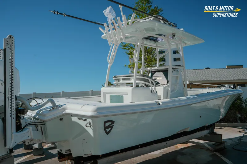 Slide: The Image of 2018 Barker Boatworks 26 Open on display at Boat & Motor Superstores. - 20