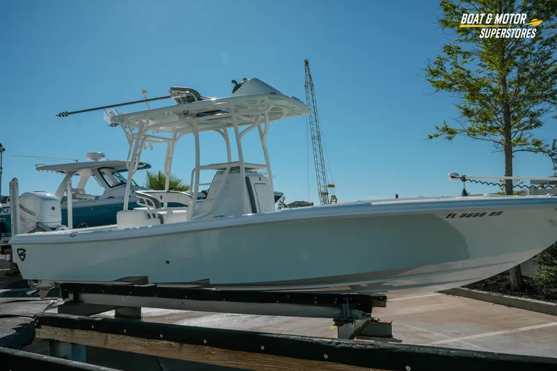 Slide: The Image of 2018 Barker Boatworks 26 Open on display at Boat & Motor Superstores. - 6