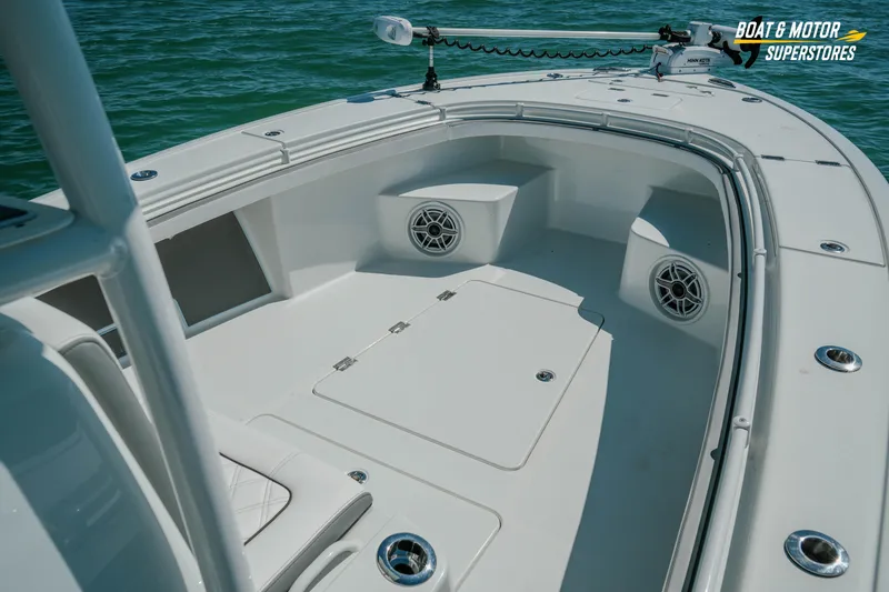 Slide: The Image of 2018 Barker Boatworks 26 Open, spacious deck, sleek design, ideal for fishing and leisure. - 77