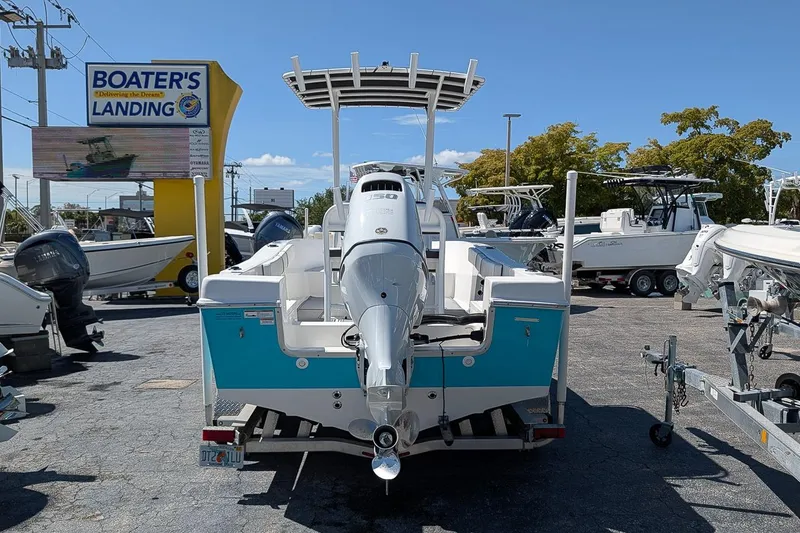Slide: The Image of 2022 Clearwater 2000 Center Console boat at Boater's Landing dealership. - 5