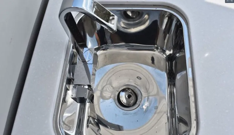 Slide: The Image of Stainless steel sink on Blackfin 272 DC boat, 2019 model. - 16