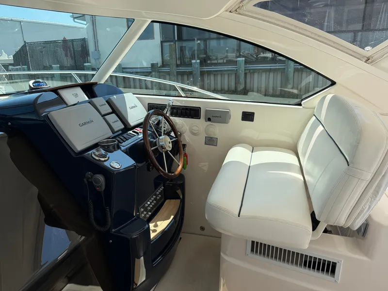 Slide: The Image of Interior view of 2013 Tiara Yachts 3600 Coronet helm. - 20