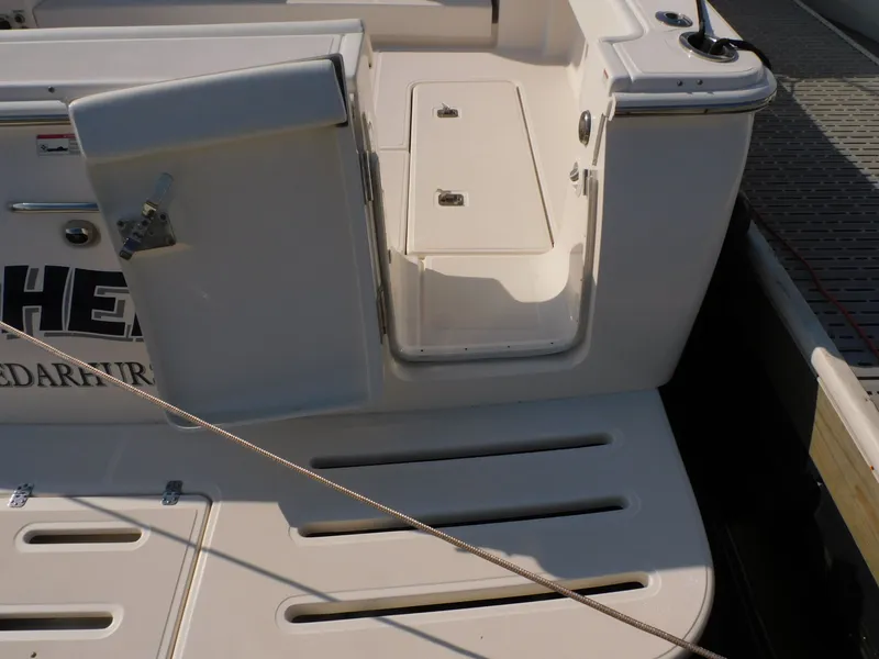 Slide: The Image of Interior of 2013 Tiara Yachts 3600 Coronet with wooden doors. - 38