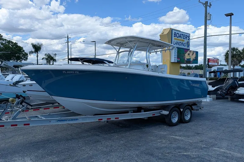 The Image of 2014 Sailfish 270 CC boat on trailer at Boater's Landing dealership. - 0