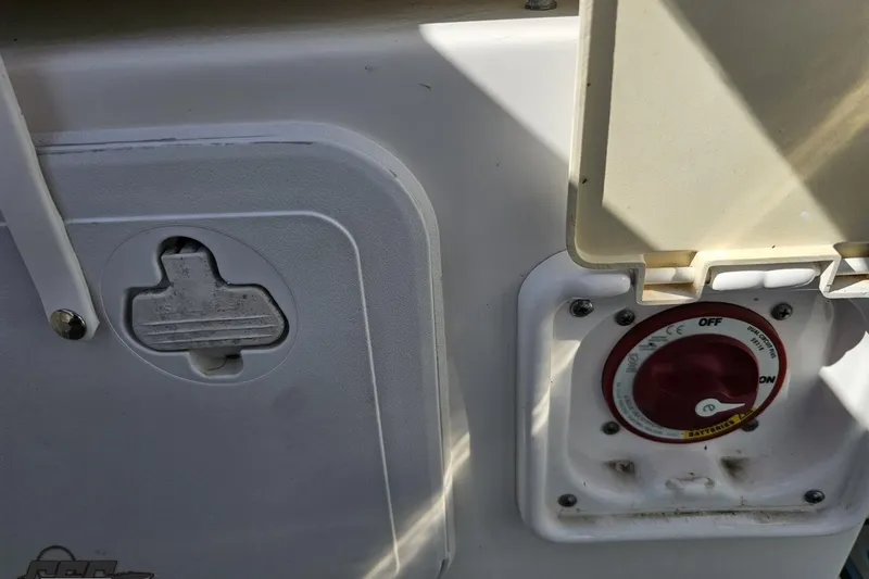 Slide: The Image of 2013 Sea Fox 286 Commander boat control panel with switch and cover. - 118