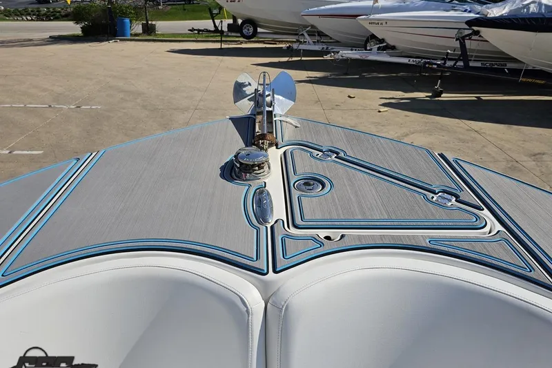 Slide: The Image of Bow view of 2013 Sea Fox 286 Commander boat with sleek deck design. - 82