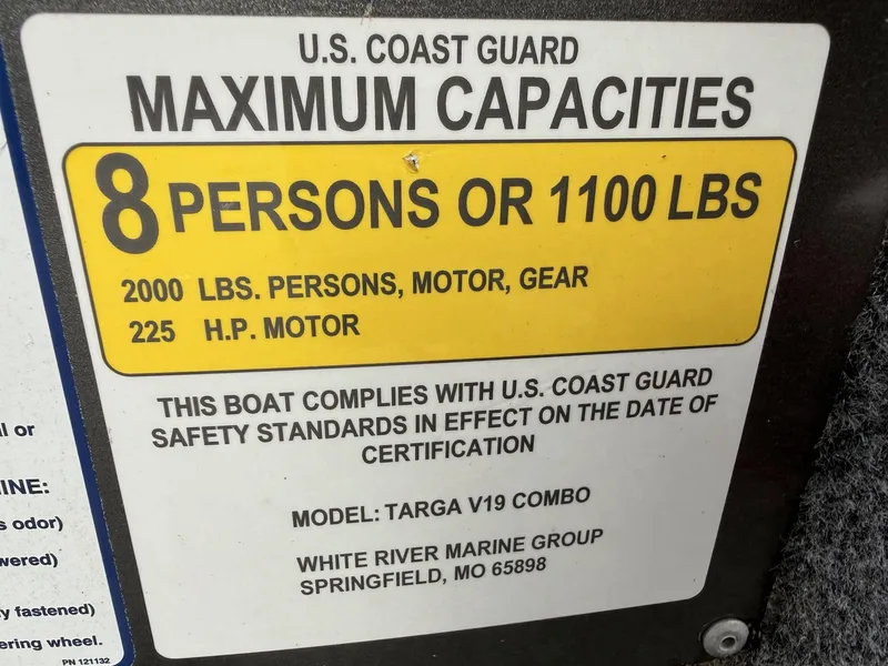 Slide: The Image of Tracker TARGA V-19 WT w/ 225Mercury Pro XS and a 9.9HP Mercury Kicker! 2022 - 8