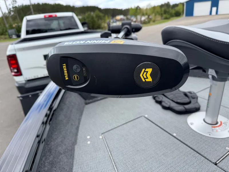 Slide: The Image of Minn Kota Terrova on G3 Angler V164 C boat, 2026 model. - 22