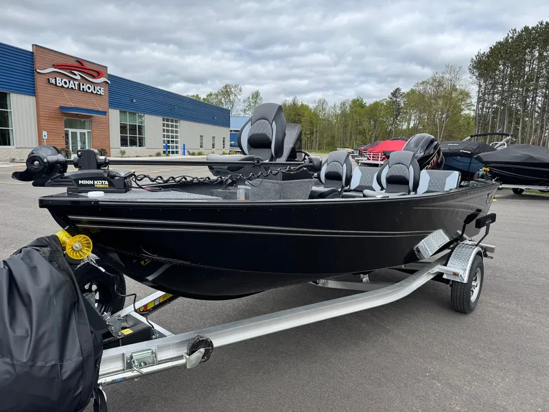 Slide: The Image of 2026 G3 Angler V164 C boat in front of the Boat House. - 3
