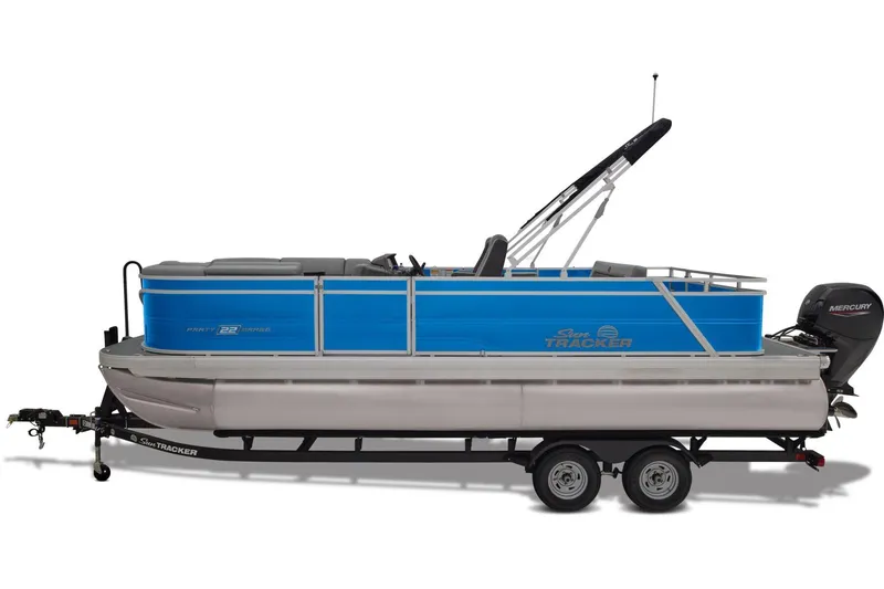 Slide: The Image of Sun Tracker Party Barge 22 RF DLX 2026 - 16