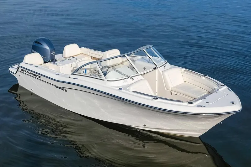 Slide: The Image of Manufacturer Provided Image: 2019 Grady-White Freedom 215 boat on calm water. - 15