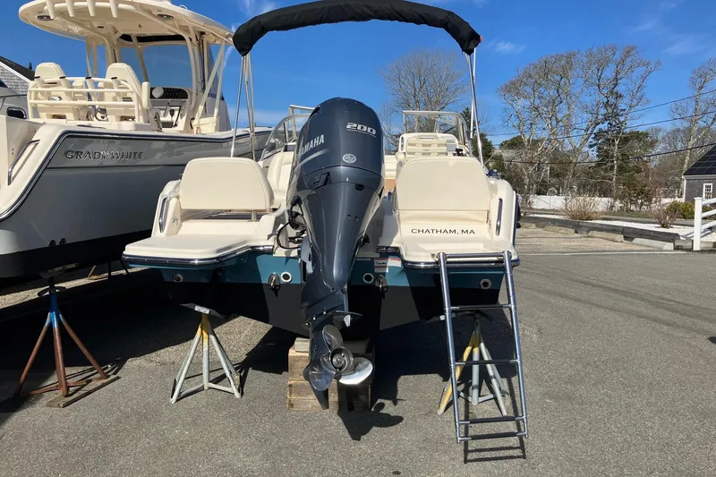 Slide: The Image of 2019 Grady-White Freedom 215 boat with Yamaha engine - 2