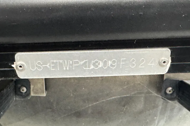 Slide: The Image of Hull identification number on a 2024 Bennington 24 L Swingback boat. - 29
