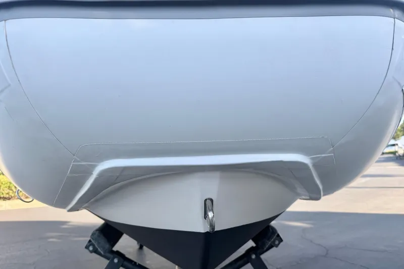 Slide: The Image of 2018 Brig Falcon 360 boat hull, close-up view, showcasing sleek design and craftsmanship. - 14