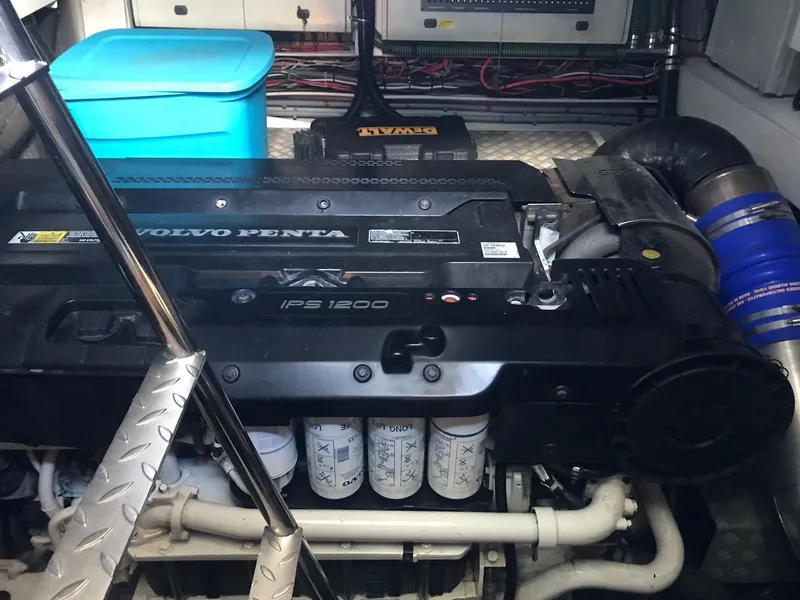 Slide: The Image of Engine room of 2011 Sunseeker 64 Predator with Volvo Penta IPS 1200 engine. - 21