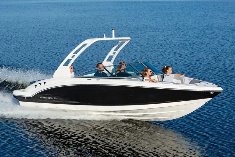The Image of Manufacturer Provided Image: 2019 Chaparral 23 H2O Sport boat cruising on open water. - 0