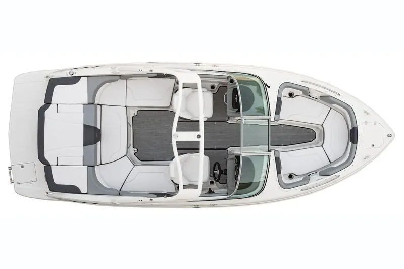 Slide: The Image of Manufacturer Provided Image: Top view of 2019 Chaparral 23 H2O Sport boat interior layout. - 11