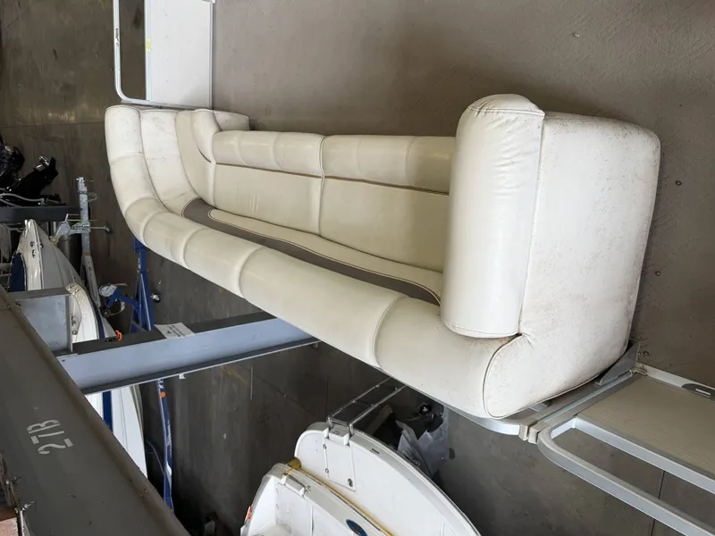 Slide: The Image of Premier 270 Grand Majestic 2003 boat seat in storage facility. - 29