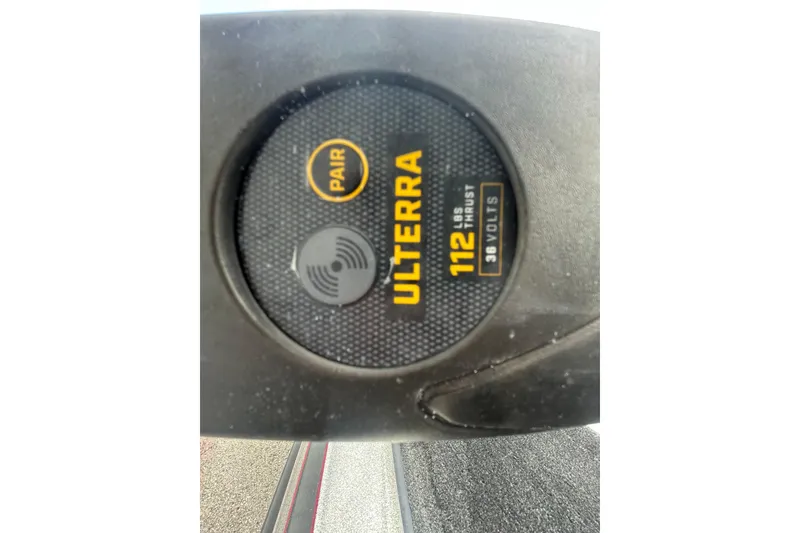 Slide: The Image of Trailer hitch of 2008 Ranger Z22 Comanche with Fulton winch and yellow rollers. - 25