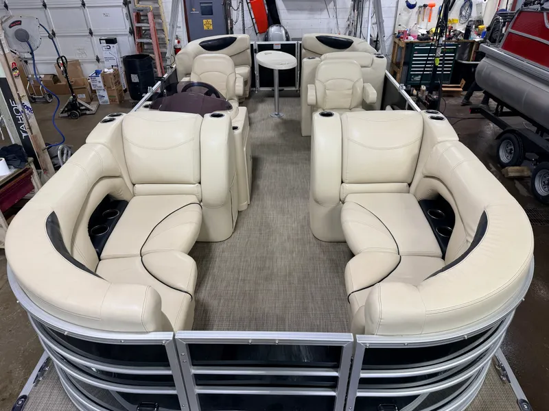 Slide: The Image of Sylvan MIrage 820 LZ Quad Lounge & 90HP Yamaha -$27,995 2019 - 10