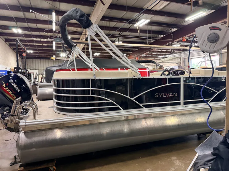 Slide: The Image of Sylvan MIrage 820 LZ Quad Lounge & 90HP Yamaha -$27,995 2019 - 18