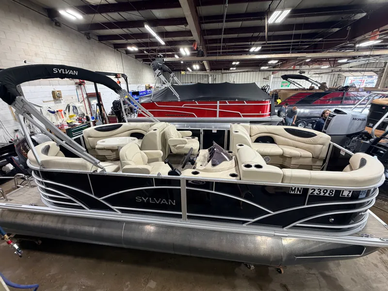 Slide: The Image of Sylvan MIrage 820 LZ Quad Lounge & 90HP Yamaha -$27,995 2019 - 4