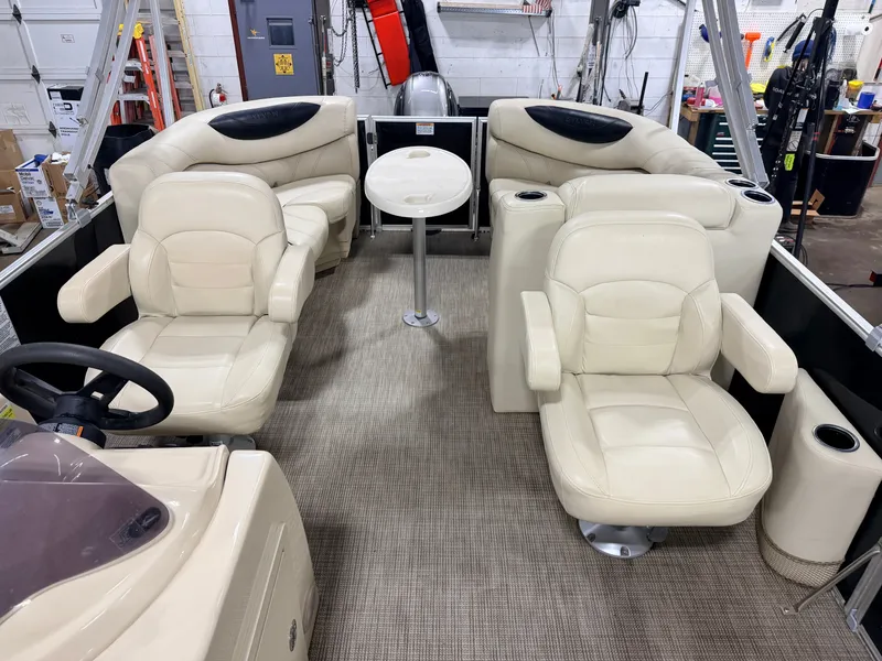 Slide: The Image of Sylvan MIrage 820 LZ Quad Lounge & 90HP Yamaha -$27,995 2019 - 5