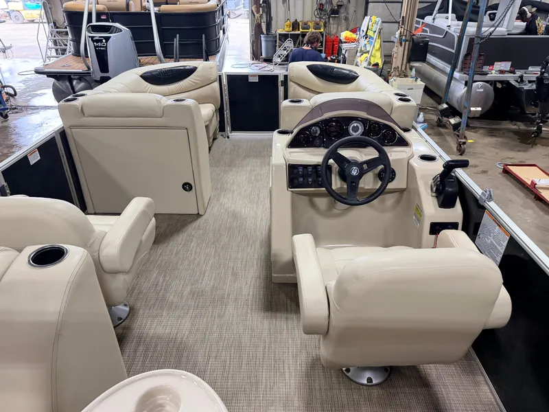 Slide: The Image of Sylvan MIrage 820 LZ Quad Lounge & 90HP Yamaha -$27,995 2019 - 6