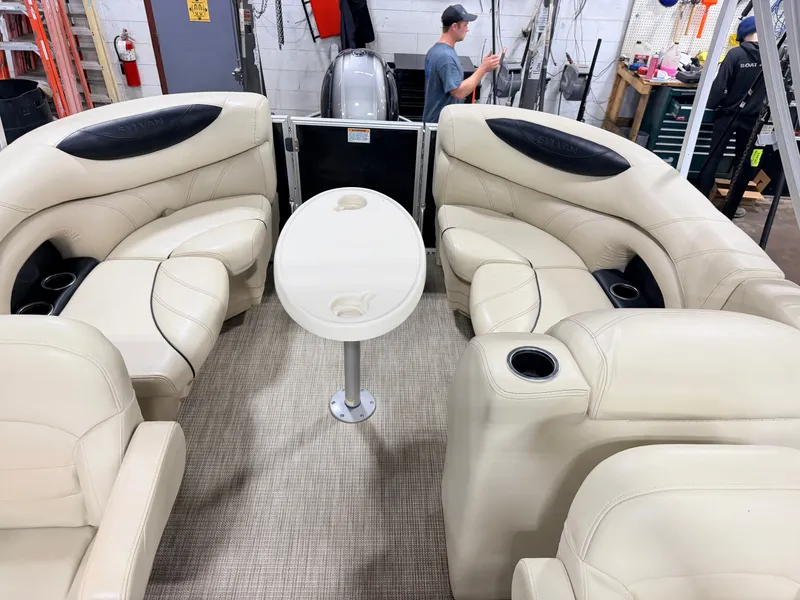 Slide: The Image of Sylvan MIrage 820 LZ Quad Lounge & 90HP Yamaha -$27,995 2019 - 9