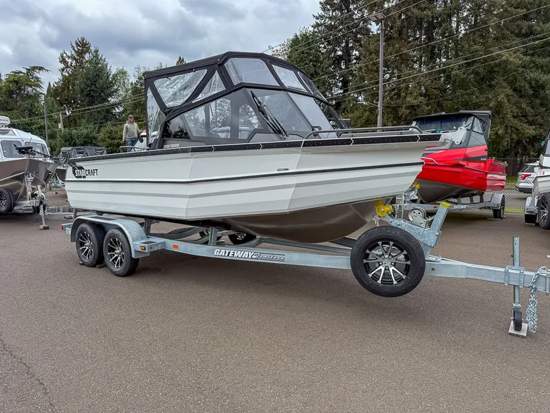 The Image of 2026 Stabicraft 2050 Treker on trailer, ready for adventure. - 1